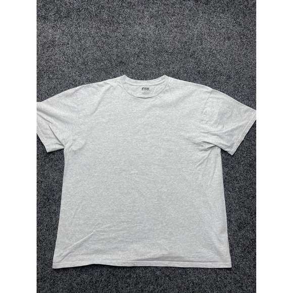 csg Other - CSG Mens 2XL Heather Gray Short Sleeve 100% Cotton Crewneck T-Shirt Basic Tee